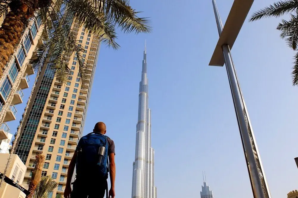 Burj Khalifa - the famous skyscraper of Dubai