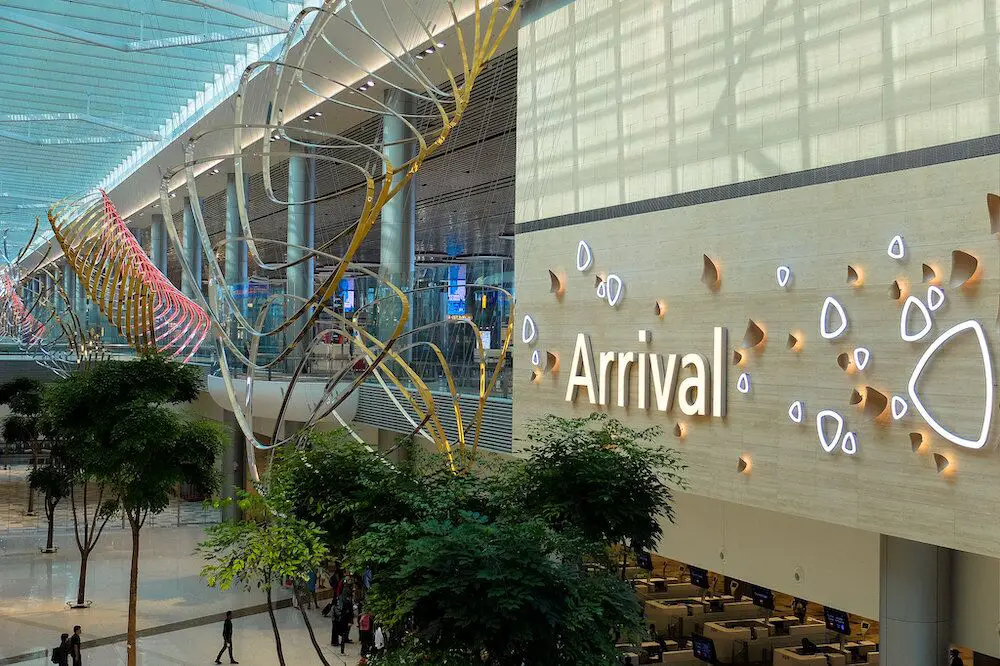 Singapore Changi Airport arrivals